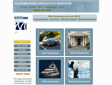 Tablet Screenshot of macinsurance.net